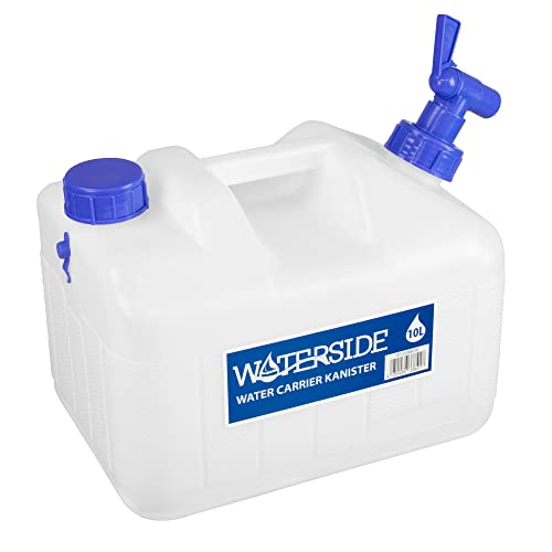 Waterside Water Carrier Kanister Weiß 10 Liter von Waterside