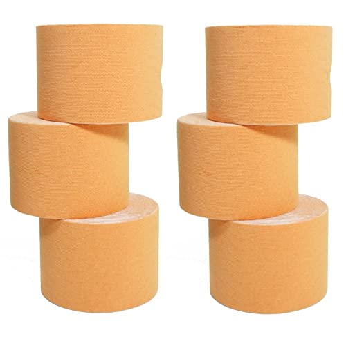 Wawaki 6 Rollen Kinesiologie-Tape 5 m x 5,0 cm 12 Farben, Farbe:hautfarben Wawaki 6 Rollen Kinesiologie-Tape 5 m x 5,0 cm 12 Farben, Farbe:hautfarben von Wawaki