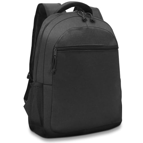 Waytex 71066 Rucksack für 17 Zoll (43,2 cm) Computer – Schwarz, atmungsaktive Schultergurte, seitliche Netztasche, 22 l, wasserdicht, Fronttasche mit Reißverschluss, gepolstertes Fach für Laptop, von Waytex