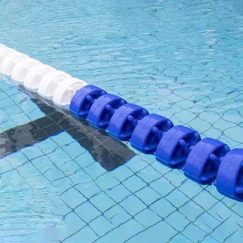 WchsTUmpxN Trennboje, Poolteiler, schwimmende Poolbahnteiler 30 Fuß 36 Fuß 65 Fuß, Schwimmbahnleine for Unterteilen des Pools, Warnbojenleine als Poolbegrenzungsseil, Pool-Rennmarkierung(L10m/33ft) von WchsTUmpxN