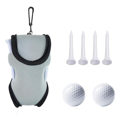 Golfballtasche | Balltasche | kleine Balltasche | Golf-Tee-Tasche | Mehrzweck-Outdoor-Tasche | schmutzabweisende Aufbewahrungstasche für Reisen und Unterhaltung von Wcybym