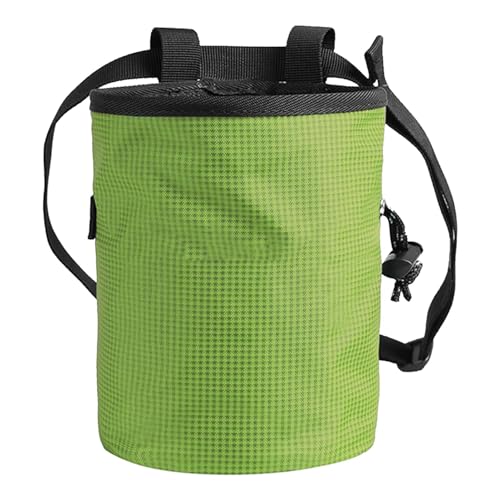 Kreidebeutel mit Kordelzug | Kreidehalter zum Klettern | Rutschfester Sport-Chalk-Beutel | Verstellbarer Kreidebeutel mit Hüftgurt | Robuster Chalkbag, ideal zum Klettern, Gewichtheben und Outdoor-Fit von Wcybym