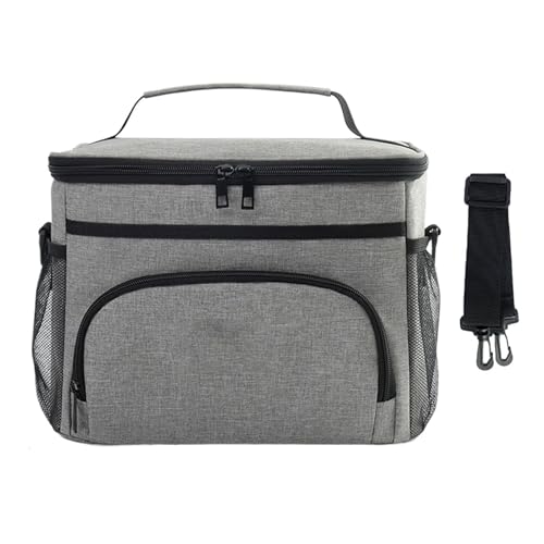 Wcybym Lunchtasche | Lunchboxen | Isolierte Lunchtasche | Tragbare Kühltasche | Isolierte Lebensmitteltasche | Wärmeisolierte Auslaufsichere Lunch Cooler Umhängetasche mit verstellbarem Gurt für von Wcybym