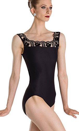 Wear Moi Arletty Gymnastikanzug Damen, Schwarz, FR: L (Größe Hersteller: L) von Wear Moi