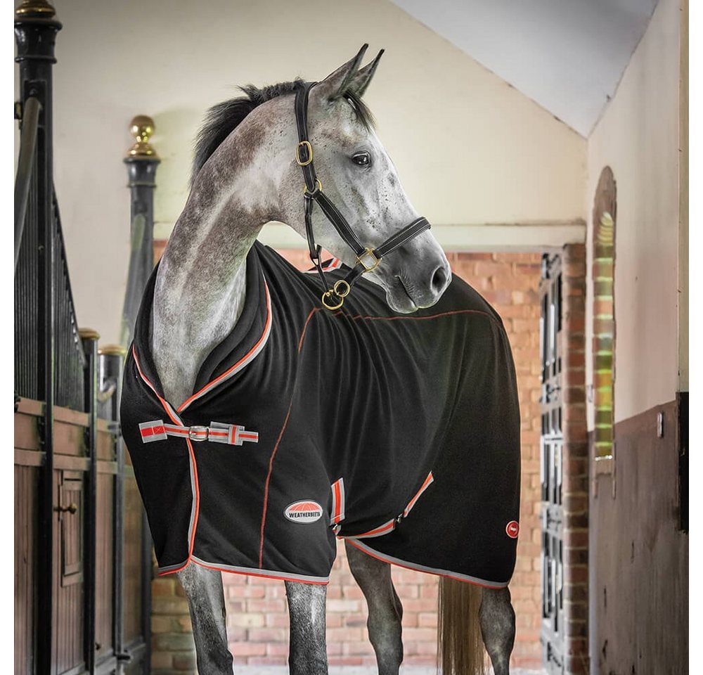WeatherBeeta Pferde-Regendecke Weatherbeeta Therapy-Tec Fleece Standard - schwarz/silber/rot WeatherBeeta Pferde-Regendecke Weatherbeeta Therapy-Tec Fleece Standard - schwarz/silber/rot von WeatherBeeta