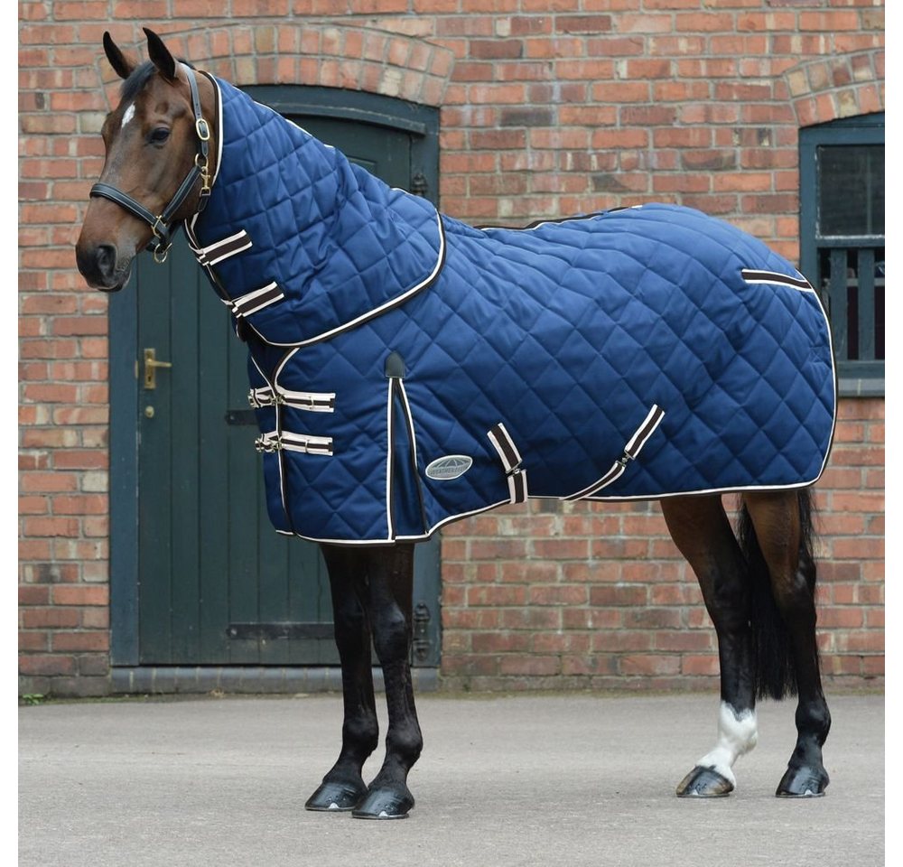 WeatherBeeta Pferde-Stalldecke Weatherbeeta Comfitec 1000D Diamond Quilt Detach-A-Neck Medium 220g - blue/charcoal/white WeatherBeeta Pferde-Stalldecke Weatherbeeta Comfitec 1000D Diamond Quilt Detach-A-Neck Medium 220g - blue/charcoal/white von WeatherBeeta