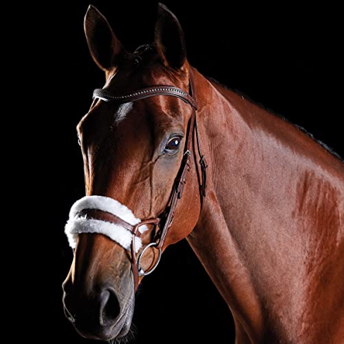 Collegiate ComFiTec Sheepskin Snaffle Bit Full Size Brown Collegiate ComFiTec Sheepskin Snaffle Bit Full Size Brown von Collegiate