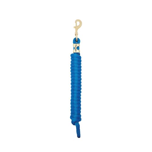 Weaver Führstrick aus Leder mit massivem Messing, 225 Karabiner, 35-2100-S4, blau, 10' Weaver Führstrick aus Leder mit massivem Messing, 225 Karabiner, 35-2100-S4, blau, 10' von Weaver Leather
