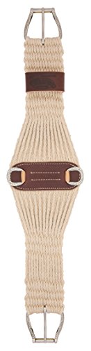 Weaver Leather 100% Mohair 27 Strand Roper Cinch mit Jeremiah Watt Hardware, Natur, 34-Inch Weaver Leather 100% Mohair 27 Strand Roper Cinch mit Jeremiah Watt Hardware, Natur, 34-Inch von Weaver Leather