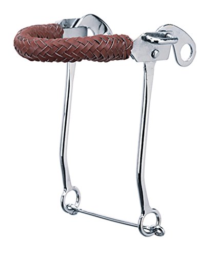 Weaver Leather Hackamore Gebiss mit geflochtenem Leder-Nasenriemen Weaver Leather Hackamore Gebiss mit geflochtenem Leder-Nasenriemen von Weaver Leather