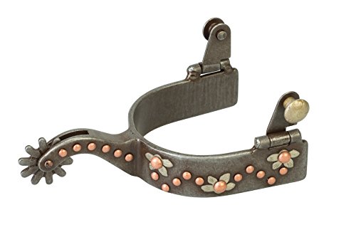 Weaver Leather Herrensporn mit silbernem Blumenrand und Kupferpunkten Weaver Leather Herrensporn mit silbernem Blumenrand und Kupferpunkten von Weaver Leather