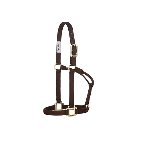 Weaver Leather Original Non Adjustable Halter Med. Braun von Weaver Leather