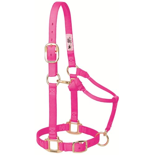 Weaver Leather Original Verstellbares Pferdehalfter, Nylon, Absetzer/Pony, Pink (Diva Pink) von Weaver Leather