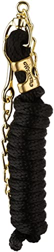 Weaver Leather Poly-Führseil mit Drehkette, Schwarz, 2,4 m von Weaver Leather