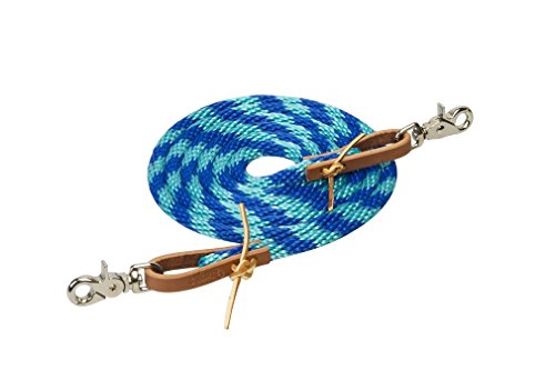 Weaver Leather Poly Roper Zügel, schillerndes Blau/Türkis, 0,9 cm x 2,4 m von Weaver Leather