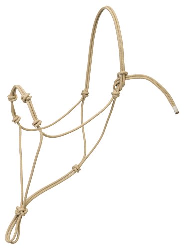 Weaver Leather Silvertip Seilhalfter mit Vier Knoten, Hellbraun Weaver Leather Silvertip Seilhalfter mit Vier Knoten, Hellbraun von Weaver Leather
