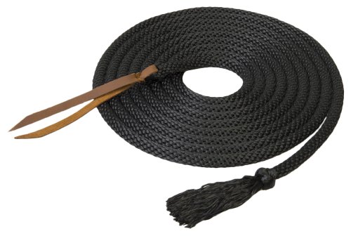 Weaver Leather Silvertip Solid Braid Mecate, 1,6 cm x 6,9 m, Schwarz von Weaver Leather