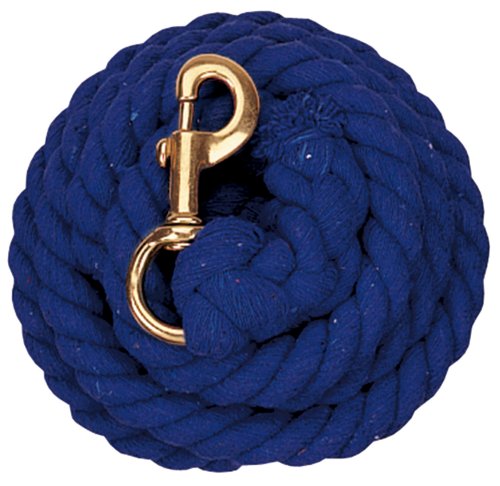 Weaver Leder Gestreift Baumwolle Leine Seil mit massivem Messing 225 Snap, blau Weaver Leder Gestreift Baumwolle Leine Seil mit massivem Messing 225 Snap, blau von Weaver Leather