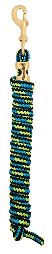 Weaver Leder Mini/Pony führen mit Messing, Snap, Pink Fusion/violett Jazz/Hurricane Blue/Lime Zest, 1/5,1 cm X 7 ', Black/Hurricane Blue/Lime Zest Weaver Leder Mini/Pony führen mit Messing, Snap, Pink Fusion/violett Jazz/Hurricane Blue/Lime Zest, 1/5,1 cm X 7 ', Black/Hurricane Blue/Lime Zest von Weaver Leather