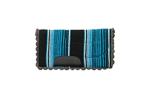 Weaver Leder Pony Filz gefüttert Navajo Sattel Pad, blau Weaver Leder Pony Filz gefüttert Navajo Sattel Pad, blau von Weaver Leather