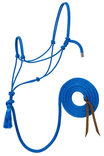 Weaver Leather Silvertip #95 Seilhalfter mit 3,65 m Leine, 35-9525-S4, blau, Average von Weaver Leather
