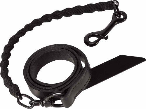 Weaver Lederleine Brahma Webb mit Kette, schwarz Weaver Lederleine Brahma Webb mit Kette, schwarz von Weaver Leather