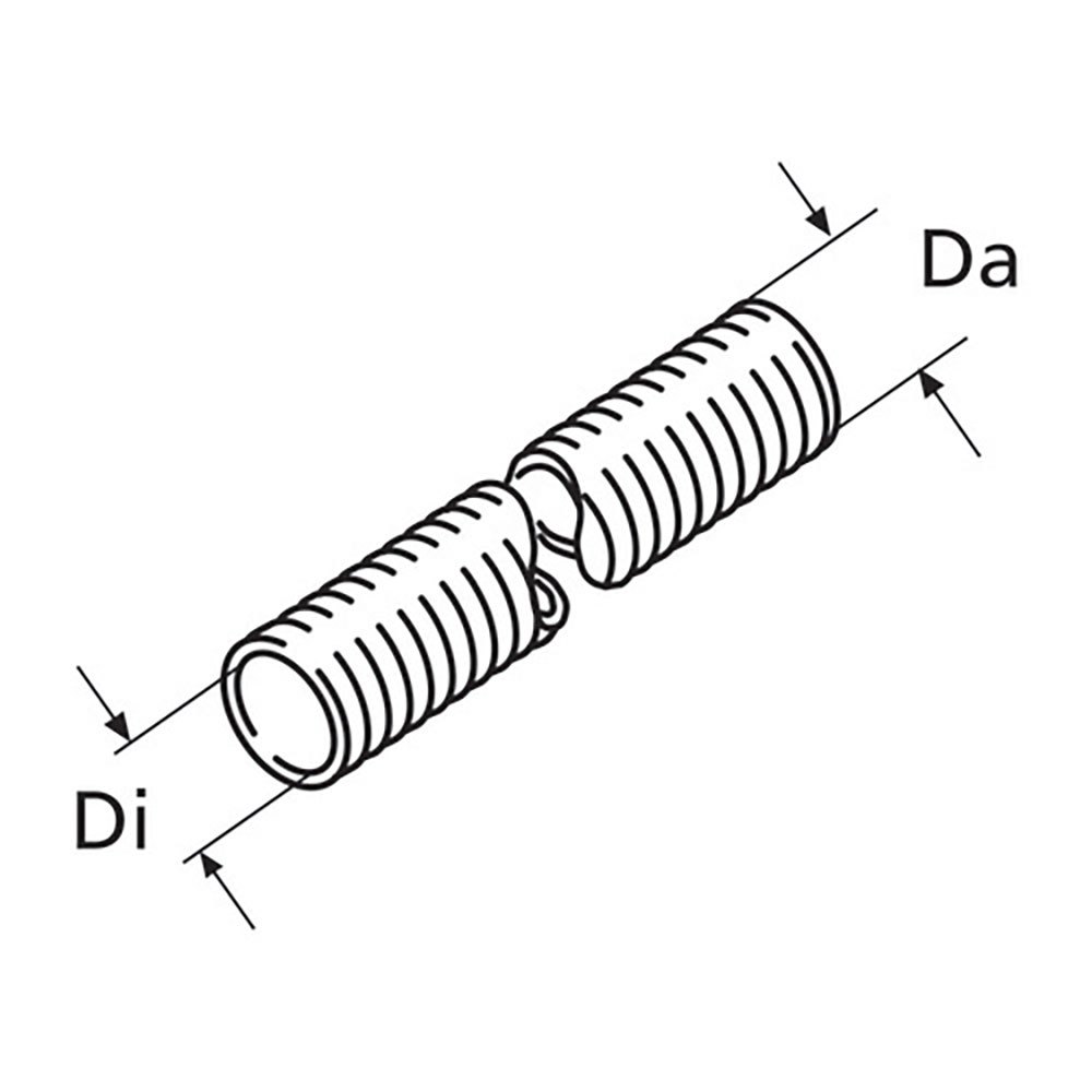 Webasto 2 Layers 38 Flexible Tube Silber 5 m von Webasto