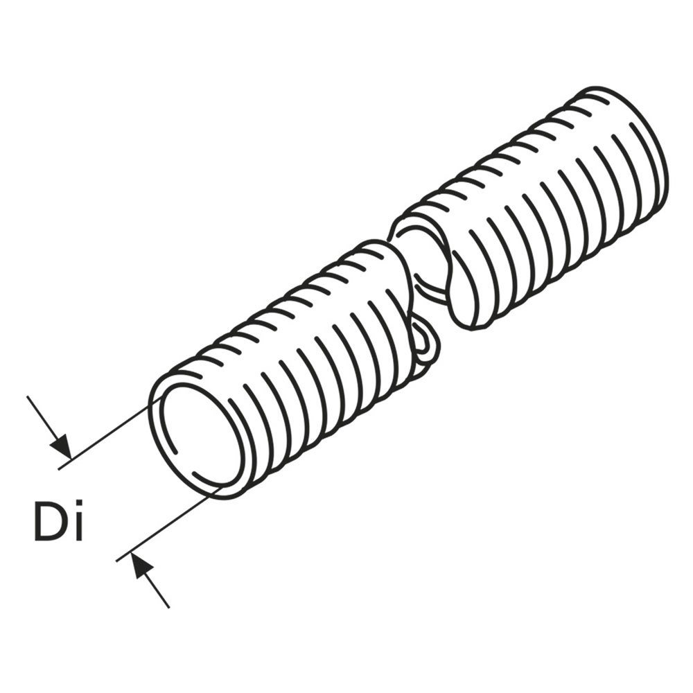 Webasto 25 M Flexible Tube Silber 90 mm von Webasto