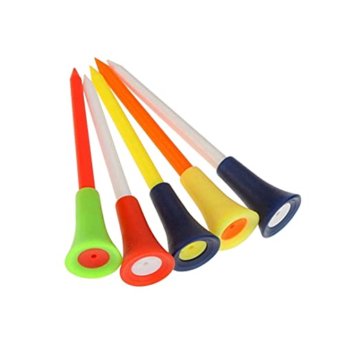 50pcs 83mm Golf Tee gemischte Farbe Plastik Golf T Shirts kostenloser magnetischer Golfhut Clip und Ballmarker Multicolorgolf T Shirts Plastikgolf T Shirts gemischte Farbe Golf T Shirts kosten von Wedhapy