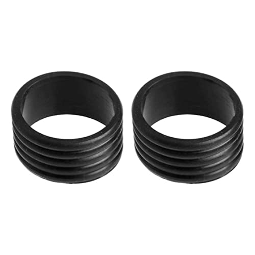 Wedhapy Tennisschläger Fix Ringe Gummi Griffbänder überwältigen den Beschützer für Squash Schläger Schwarze 2pcs Wedhapy Tennisschläger Fix Ringe Gummi Griffbänder überwältigen den Beschützer für Squash Schläger Schwarze 2pcs von Wedhapy