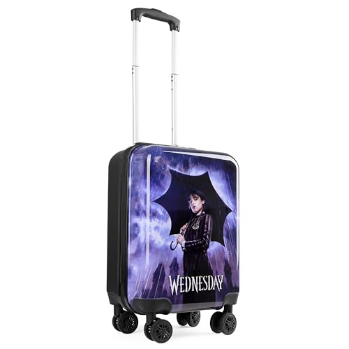 Wednesday Handgepäck Koffer Kinder Mädchen, Addams Family Trolley Reisekoffer Mit Rollen 49 x 33 x 22 Fanartikel Wednesday Handgepäck Koffer Kinder Mädchen, Addams Family Trolley Reisekoffer Mit Rollen 49 x 33 x 22 Fanartikel von Wednesday