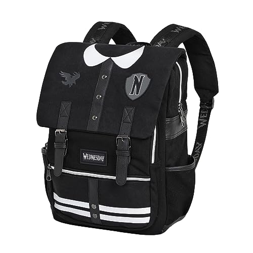 Wednesday Varsity-Oxford Rucksack, Schwarz Wednesday Varsity-Oxford Rucksack, Schwarz von KARACTERMANIA