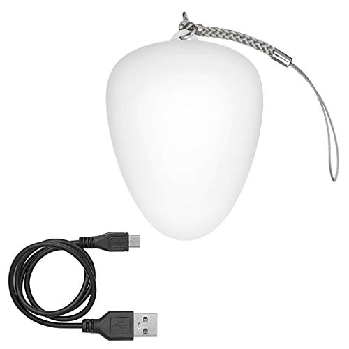 WEDO 205265400 Handtaschenlicht oval, mit Infrarot-Sensor, mit USB-Ladegerät, wiederaufladbar, Weiß (white) von WEDO