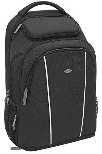 Wedo 597601 Business Rucksack mit Komfortausstattung, Schutzfächer für Notebooks bis 15,6 Zoll & Tablets bis 10,5 Zoll, viele weitere Fächer, 33 x 16,5 x 51 cm, Polyester, schwarz von WEDO