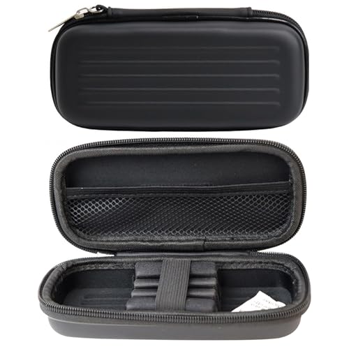 Weduspaty Case hält 3 Darts Eva Darts Box mit Mesh Pocket Reißverschlusshalter für Stahl und weiche Spitzen -Schutzpolizisten Tragbarer Flip Open Storage von Weduspaty