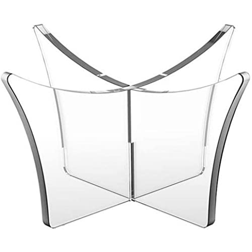 Weduspaty Clear Ball Stand Acryl Ball Stand Clear Football Display Halter Podest Steigrocker für Fußball -Basketballvolleyball von Weduspaty