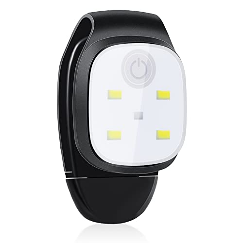 Weewooday LED Clip Lampe Stirnlampe LED Wiederaufladbar durch USB Reflektierende Kopflampe Nacht Clip Lauflicht mit 4 Lichtmodi für Laufen Joggen Camping Wandern Klettern (1 Packung) Weewooday LED Clip Lampe Stirnlampe LED Wiederaufladbar durch USB Reflektierende Kopflampe Nacht Clip Lauflicht mit 4 Lichtmodi für Laufen Joggen Camping Wandern Klettern (1 Packung) von Weewooday