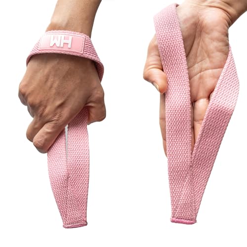 Weightlifting House Handgelenk Bandage, Handgelenkstütze für olympisches Gewichtheben, Fitness Gelenkbandagen für Snatch, Pulls und Deadlifts (Pink) von Weightlifting House