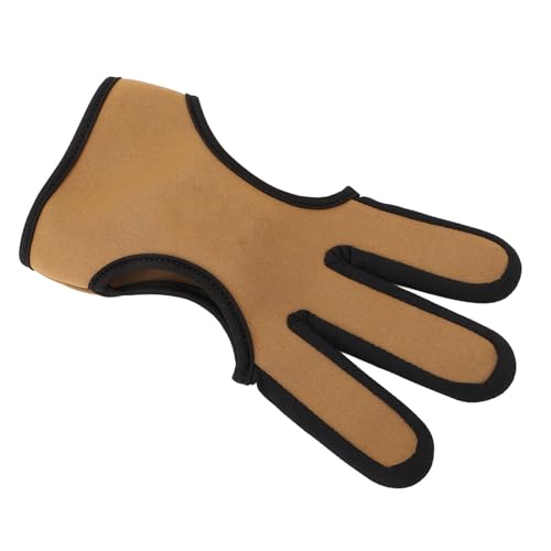 Weikeya Bogenschießen-, 3 Finger, Neopren, Bogenschießen-, Fingerlasche für Recurve-Bögen (XL) von Weikeya