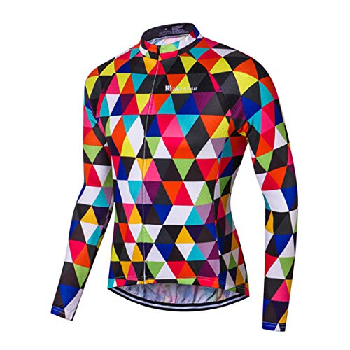 Weimostar Radtrikot Langarm Herren Mountainbike Trikot Zip Shirts Rennrad Bekleidung Outdoor Sport Racing MTB Tops für Herren Bouse Herbst Herbst Atmungsaktiv Schnelltrocknend Bunt Größe L Weimostar Radtrikot Langarm Herren Mountainbike Trikot Zip Shirts Rennrad Bekleidung Outdoor Sport Racing MTB Tops für Herren Bouse Herbst Herbst Atmungsaktiv Schnelltrocknend Bunt Größe L von WeimoMonkey