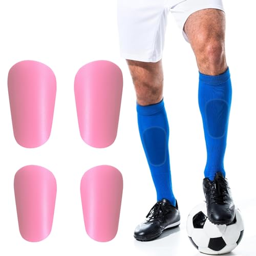 Wekuw Mini Schienbeinschoner Fußball, 4 Stück Fußball Schienbeinschoner Klein Mini Schienbeinschoner Shin Pads Schutzausrüstung 10 x 6 cm, 8 x 5 cm für Männer Frauen Kinder Jungen Mädchen(Rosa) Wekuw Mini Schienbeinschoner Fußball, 4 Stück Fußball Schienbeinschoner Klein Mini Schienbeinschoner Shin Pads Schutzausrüstung 10 x 6 cm, 8 x 5 cm für Männer Frauen Kinder Jungen Mädchen(Rosa) von Wekuw