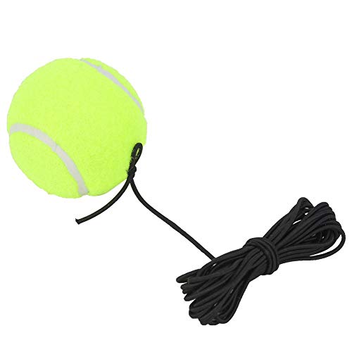 Tennisball mit Schnur, Tennisball Tennis Anfänger Trainingsball mit 4M elastischer Gummisaite für Einzelübungen, Mehrzweck-Tennistrainerball, Tolles Lehrmittel Tennisball mit Schnur, Tennisball Tennis Anfänger Trainingsball mit 4M elastischer Gummisaite für Einzelübungen, Mehrzweck-Tennistrainerball, Tolles Lehrmittel von Wendry