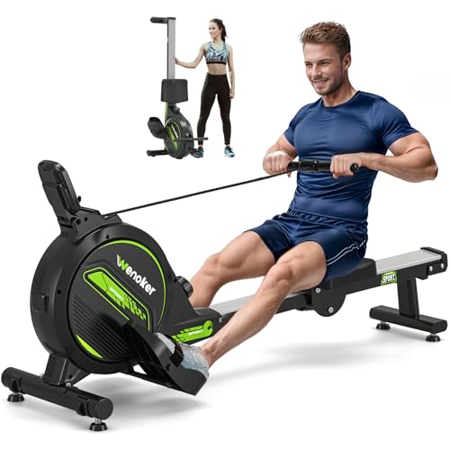 Wenoker Rudergerät mit Magnet-Fitnesstrainer, Indoor-Gerät für das Home-Gym, Cardio-Trainingsgerät, 160 kg Kapazität mit LCD-Monitor Wenoker Rudergerät mit Magnet-Fitnesstrainer, Indoor-Gerät für das Home-Gym, Cardio-Trainingsgerät, 160 kg Kapazität mit LCD-Monitor von Wenoker