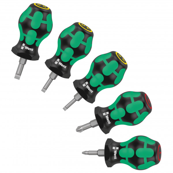 Wera - Stubby Set 1 - Fahrradwerkzeug Gr One Size schwarz/grün Wera - Stubby Set 1 - Fahrradwerkzeug Gr One Size schwarz/grün von Wera