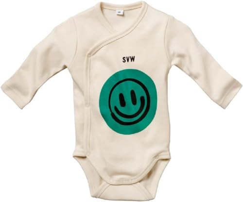 Werder Bremen GOTS Smiley Baby Body (Off White, 80) von Werder Bremen