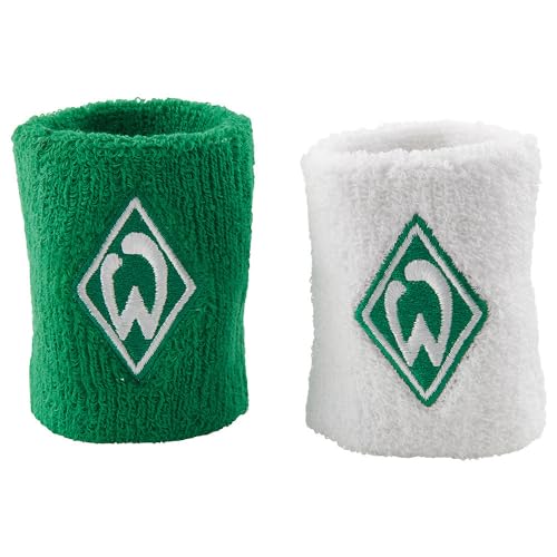Werder Bremen SVW Schweißband 2er-Set, grün, Weiss Werder Bremen SVW Schweißband 2er-Set, grün, Weiss von Werder Bremen