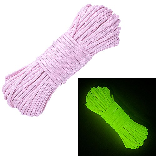 Glow in The Dark Zesty 21 Strand 550 Luminous Paracord Parachute Rope Cord von West Coast Paracord