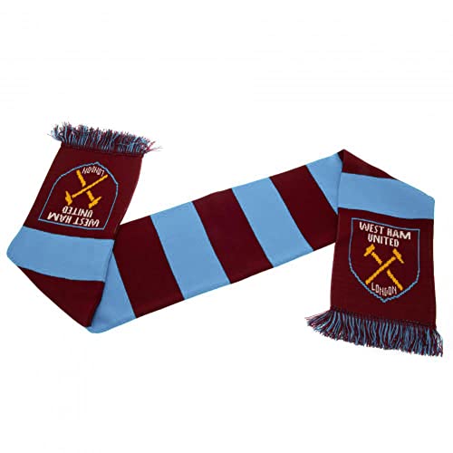 Offizielles West Ham United Wappen Balken Schal Offizielles West Ham United Wappen Balken Schal von West Ham United F.C.