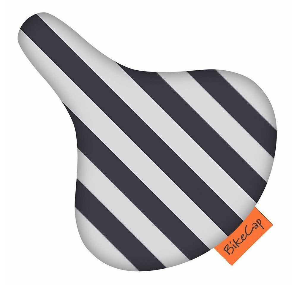 WestCraft Sattelbezug BikeCap - Fahrradsitz-Bezug Sattelüberzug Regenschutz Fahrradsattel (1 St), wasserfest, Fahrradsattel-Bezug, Grau, Sattel Schutz, Grey Stripes von WestCraft