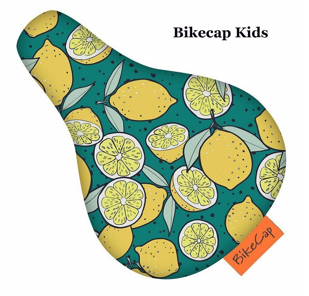 WestCraft Sattelbezug BikeCap Kids - Kinder Fahrrad Bezug Regenschutz Fahrradsattel Zitrone (1 St), wasserfest, Fahrradsattel-Bezug für Kinder von WestCraft